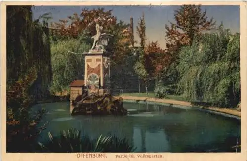 Offenburg - Partie im Volksgarten -734556