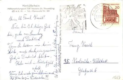 Neusatz bei Herrenalb - Henhöferheim -734358