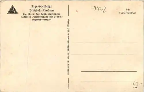 Kandern - Jugendherberge Platzhof -734518