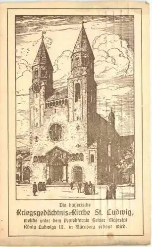 Nürnberg - Kirche St. Ludwig -734528