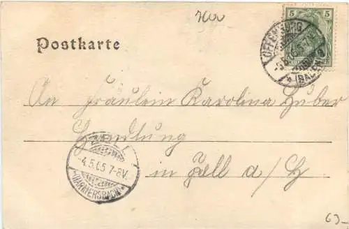 Gruss aus Offenburg - Kriegerdenkmal -734548