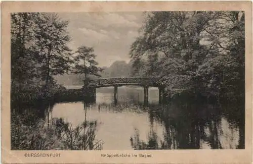 Burgsteinfurt - Knüppelbrücke im Bagno -734750