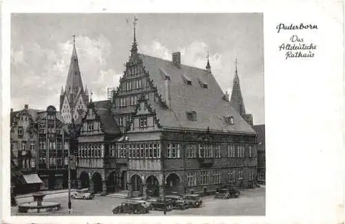 Paderborn - Das altdeutsche Rathaus -734806