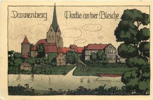 Dannenberg Elbe - Partie an der Bleiche -734890