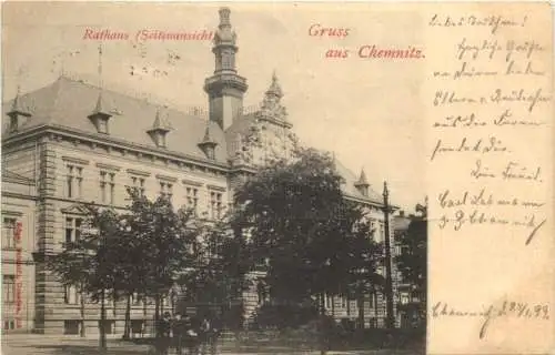 Gruss aus Chemnitz - Rathaus -735106