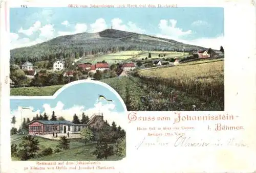 Gruss vom Johannisstein in Böhmen -735148