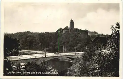 Halle Saale - Brücke und Burg Giebichenstein -734994