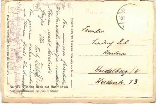 Stolzenfels - Radierung -735238