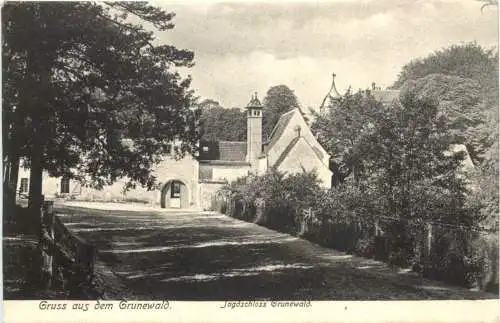 Berlin - Gruss aus Grunewald - Jagdschloss Grunewald -735542