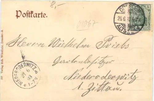 Dresden - Städte-Ausstellung 1903 -735618