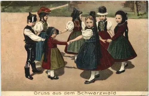 Gruss aus dem Schwarzwald - Tracht -735658