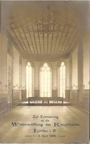 Lindau - Wiedereröffnung des Konzertsaales 1905 -735898