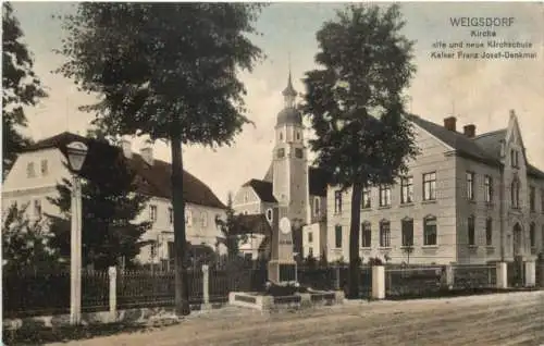 Weigsdorf - Kirche und Kirchschule -736336