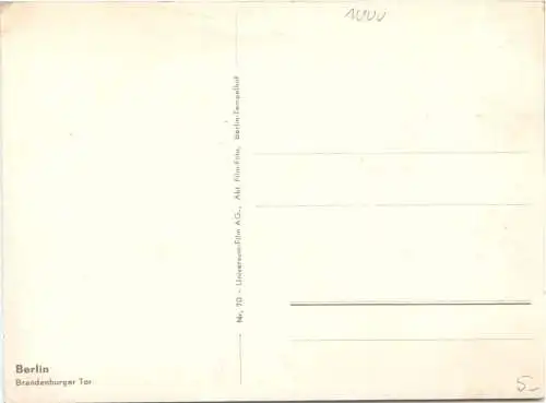 Berlin - Brandenburger Tor - Mauer -736094