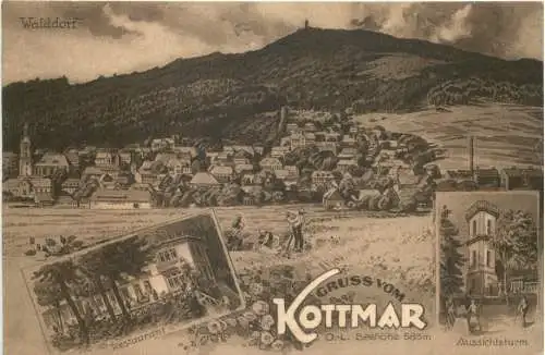 Walddorf - Gruss vom Kottmar -736442