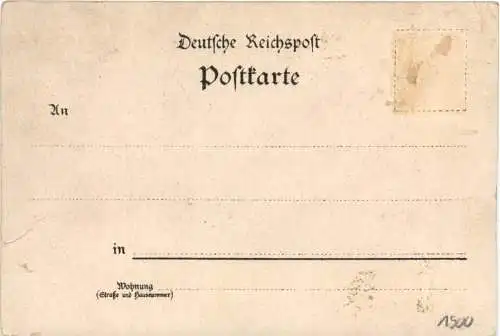 Walddorf in Sachsen - Gruss vom Kottmar - Litho -736480