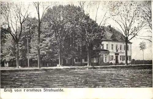 Gruss aus Oberstrahwalde - Herrnhut - Forsthaus -736656