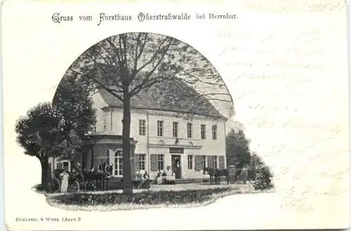 Gruss aus Oberstrahwalde - Herrnhut - Forsthaus -736654
