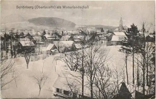 Schönberg Oberlausitz - Schlesien - Winterlandschaft -736770