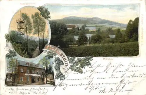 Sohland am Rotstein - Gruss vom Rothstein - Litho -736834