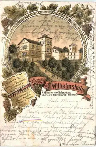 Ober-Oderwitz - Gruss aus dem Restaurant zur Wilhelms Höhe - Litho -737040
