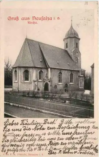 Gruss aus Neusalza in Sachsen - Kirche -737262