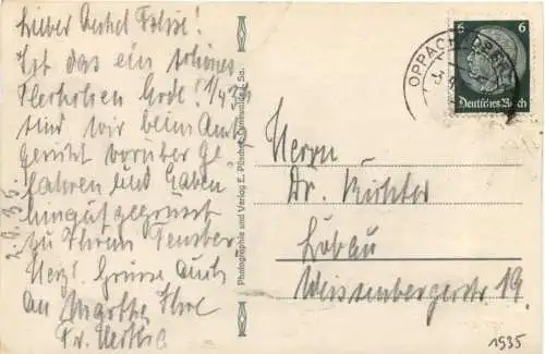 Oppach in Sachsen - Gruss au dem Gathaus zum Waldfrieden -737168