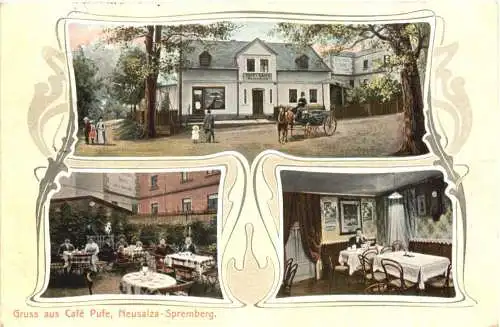 Neusalza-Spremberg - Gruss aus Cafe Pufe -737208