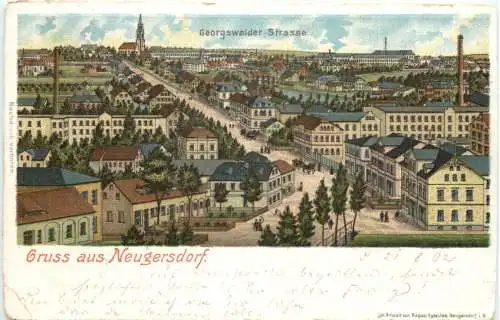 Gruss aus Neugersdorf - Litho -737492