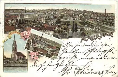 Gruss aus Neugersdorf - Litho -737480