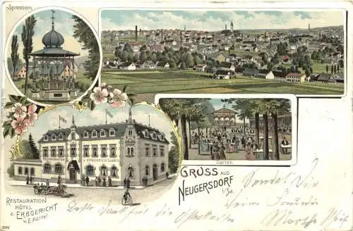 Gruss aus Neugersdorf - Litho -737478