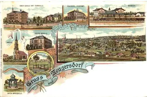 Gruss aus Neugersdorf - Litho -737494