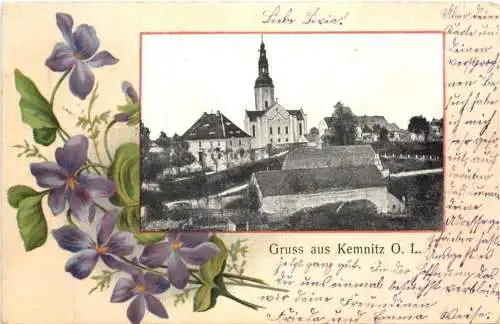 Gruss aus Kemnitz - Litho - Bernstadt -737650