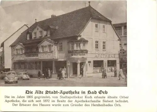 Bad Orb - Die alte Stadt Apotheke -737866