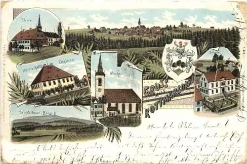 Gruss aus Kottmarsdorf - Litho -737804