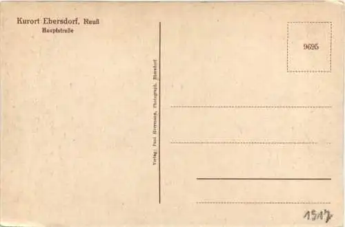 Ebersdorf Reuss - HAuptstrasse -738210