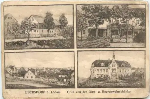 Ebersdorf bei Löbau - Gruss aus der Beerenwein Schänke -738282