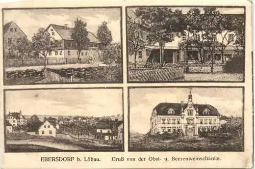 Ebersdorf bei Löbau - Gruss aus der Beerenwein Schänke -738284