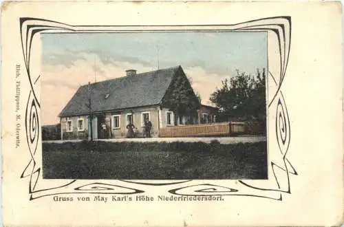 Niederfriedersdorf - Gruss von May Karls Höhe -738352