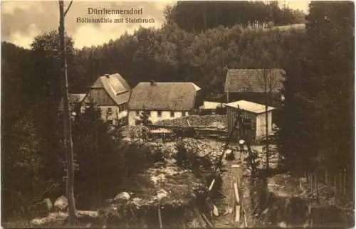 Dürrhennersdorf - Höllenmühle mit Steinbruch -738618