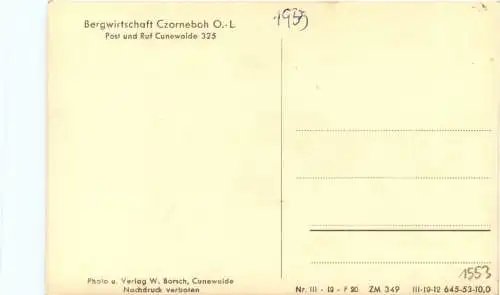 Bergwirtschaft Czorneboh -738826