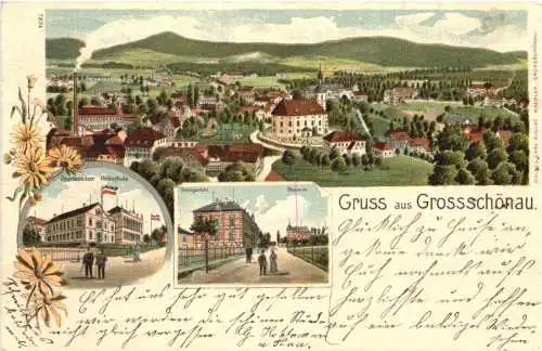 Gruss aus Grossschönau - Litho -738768