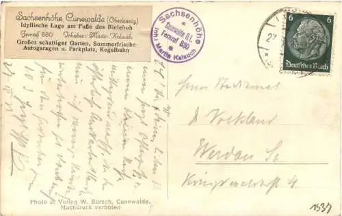 Cunewalde - Sachsenhöhe -738986