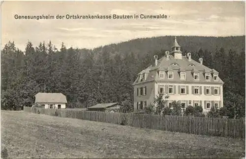 Cunewalde in Sachsen - Genesungsheim der Ortskrankenkasse Bautzenn -738952