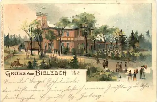 Beiersdorf - Gruß vom Bieleboh - Litho -739694