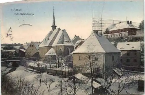 Löbau in Sachsen - Heil. Geist Kirche im Winter -739894