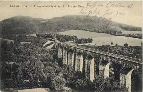 Löbau in Sachsen - Eisenbahnviadukt -739934