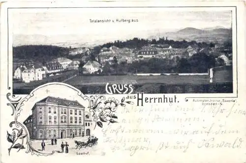 Gruss aus Herrnhut in Sachsen -740282