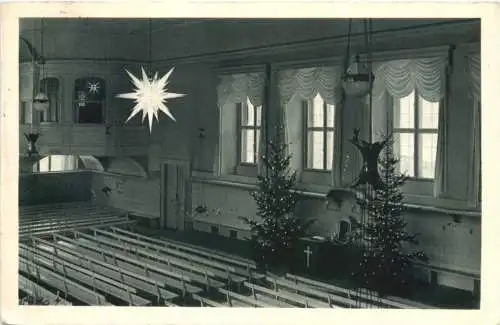 Herrnhut in Sachsen - Kirchensaal der Brüdergemeinde -740208