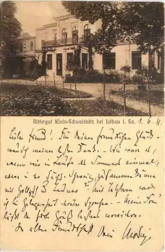 Kleinschweidnitz - Rittergut bei Löbau -740406